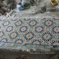 Custom made Waterjet marble Zellige tiles